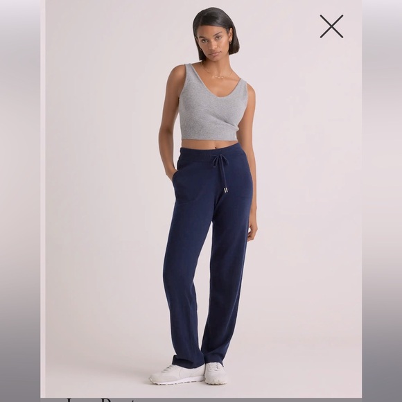 QUINCE  Mongolian Cashmere Straight Leg Pants SIZE S - Picture 6 of 13